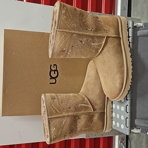 Ugg Classic Short Gold Burst Boots